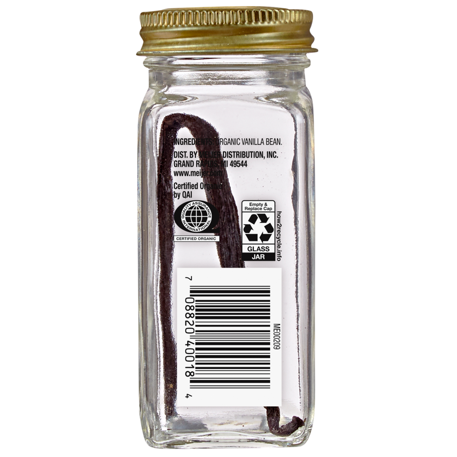 slide 2 of 2, True Goodness Organic Vanilla Bean 1 bean oz, 1 ct