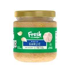 Fresh From Meijer Minced Garlic Jar, 8 Oz.