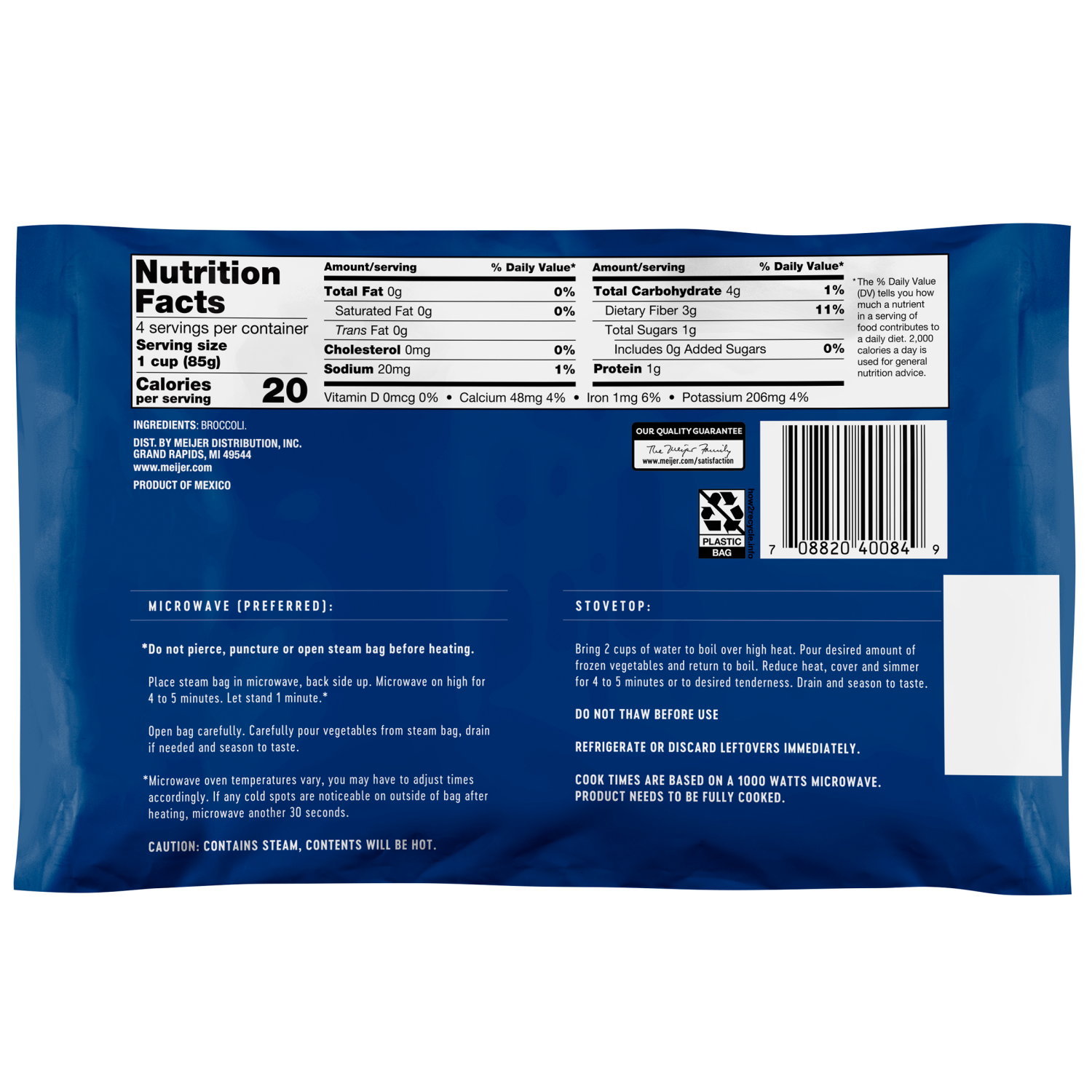 slide 2 of 2, Meijer Steamable Broccoli Cuts, 12 oz