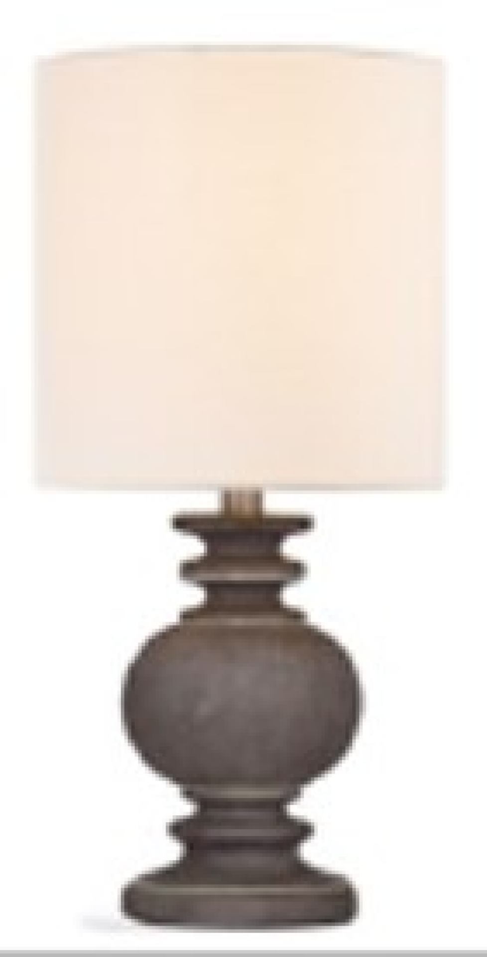 slide 1 of 1, ROOM & RETREAT RR BROWN CERAMIC ACCENT LAMP, 1 ct