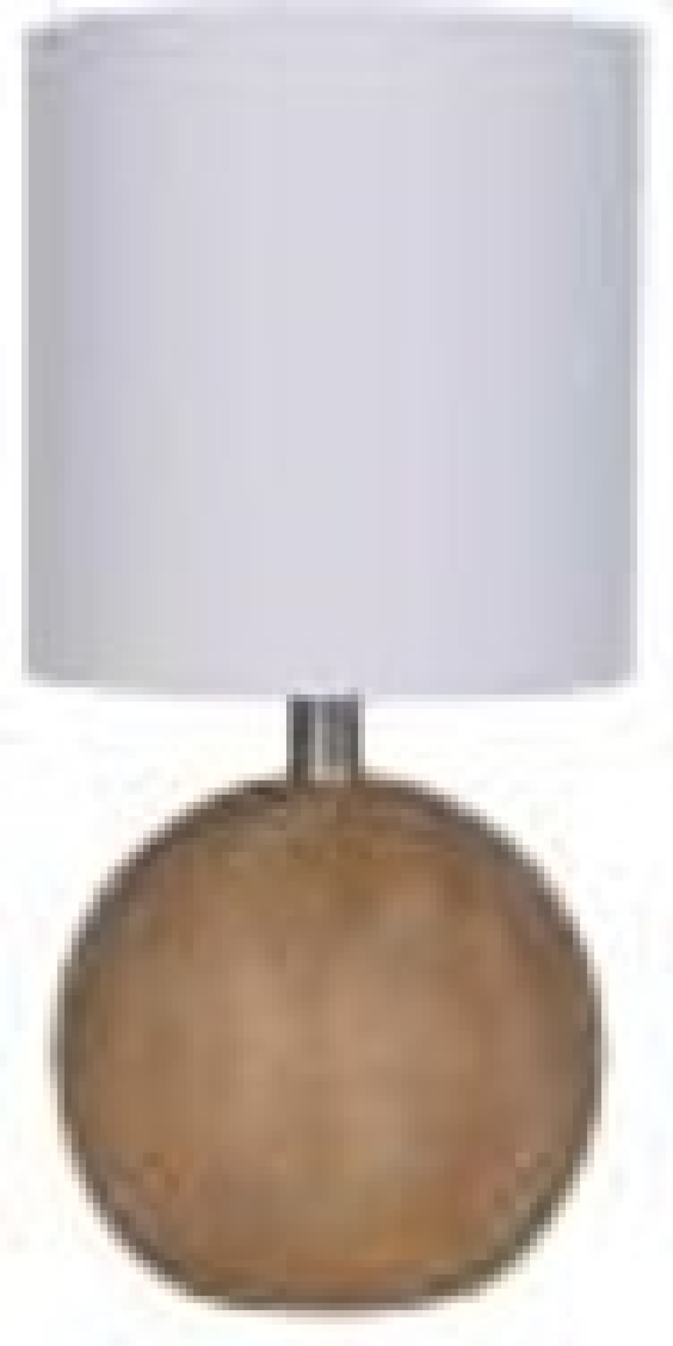 slide 1 of 1, ROOM & RETREAT RR BROWN ROUND ACCENT LAMP, 1 ct