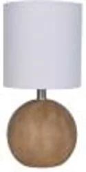 ROOM & RETREAT RR BROWN ROUND ACCENT LAMP