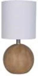 ROOM & RETREAT RR BROWN ROUND ACCENT LAMP