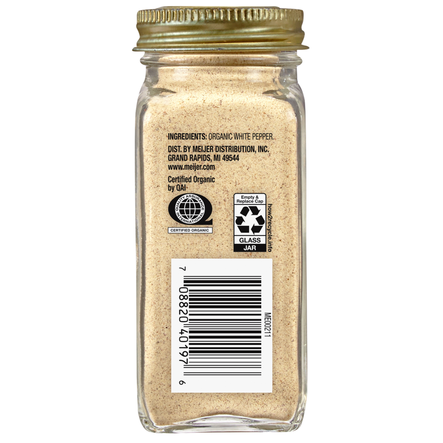 slide 2 of 2, True Goodness Organic White Pepper 2.26 oz, 2.26 oz