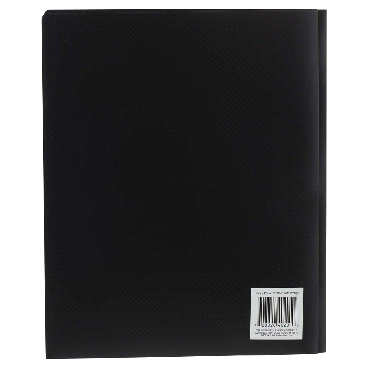 slide 25 of 29, Meijer Poly Twin Pocket Portfolio W/ Prongs, 1 ct