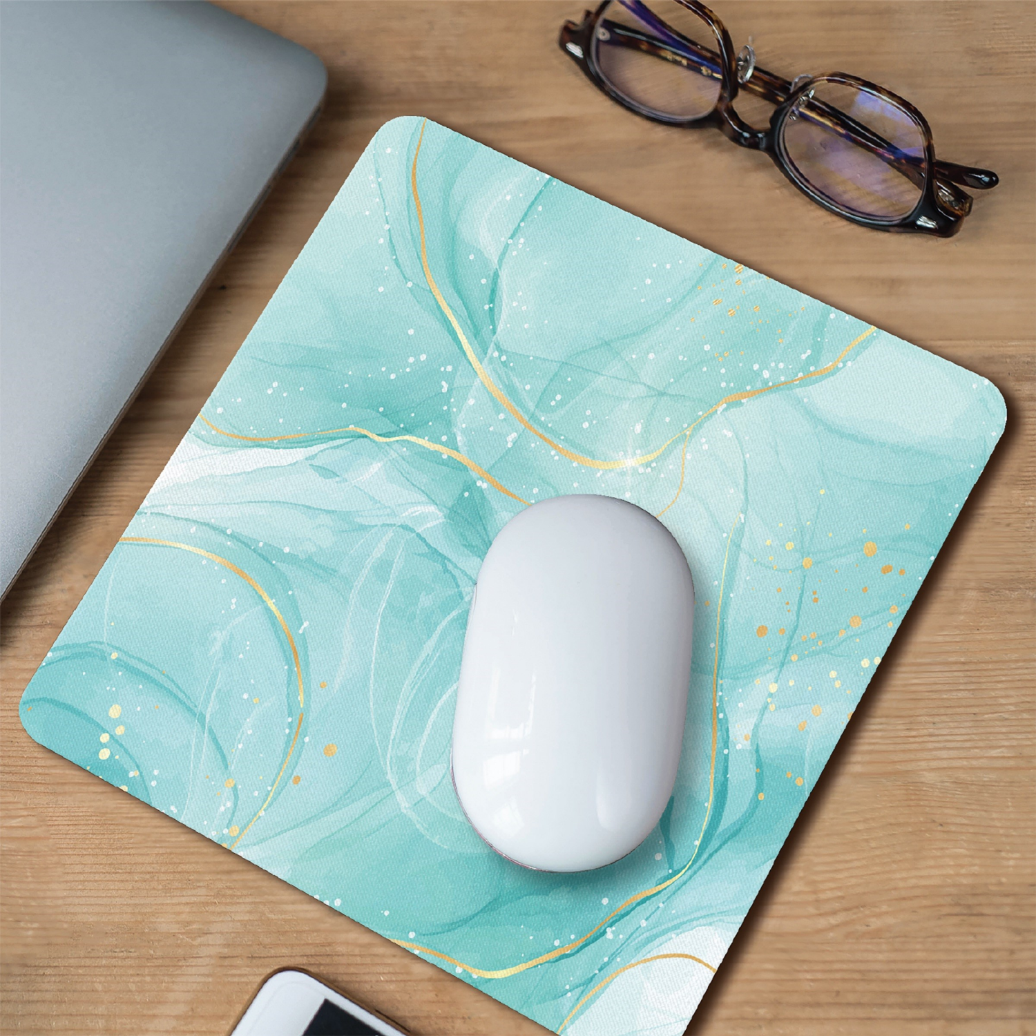 slide 3 of 3, Techcellent Mouse Pad Blue Marble, 1 ct