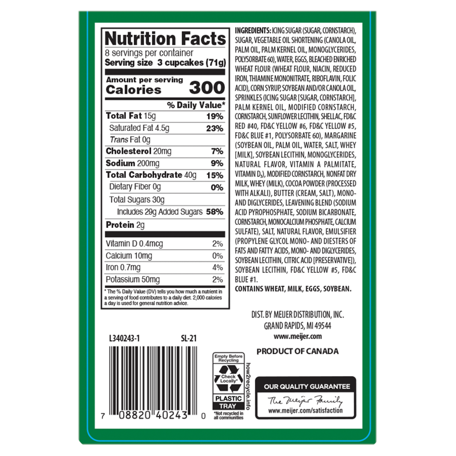 slide 3 of 4, FRESH FROM MEIJER Meijer Mini Cupcakes, Christmas Mix, 24 ct, 24 ct