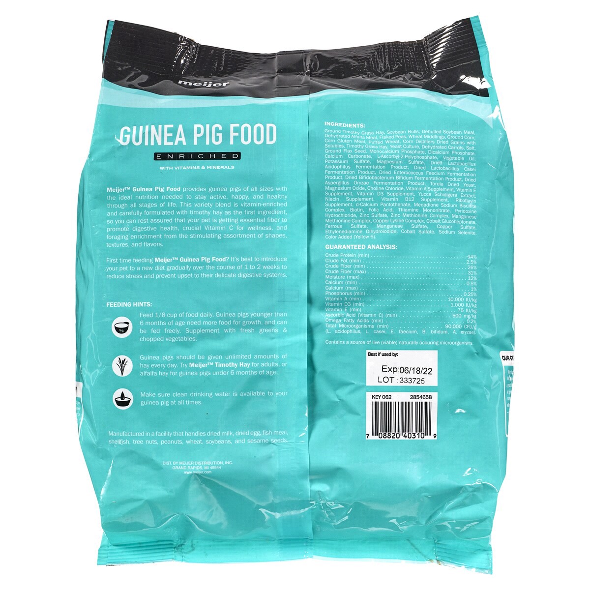 slide 2 of 2, Meijer Guinea Pig Food, 4 Lb, 4 lb