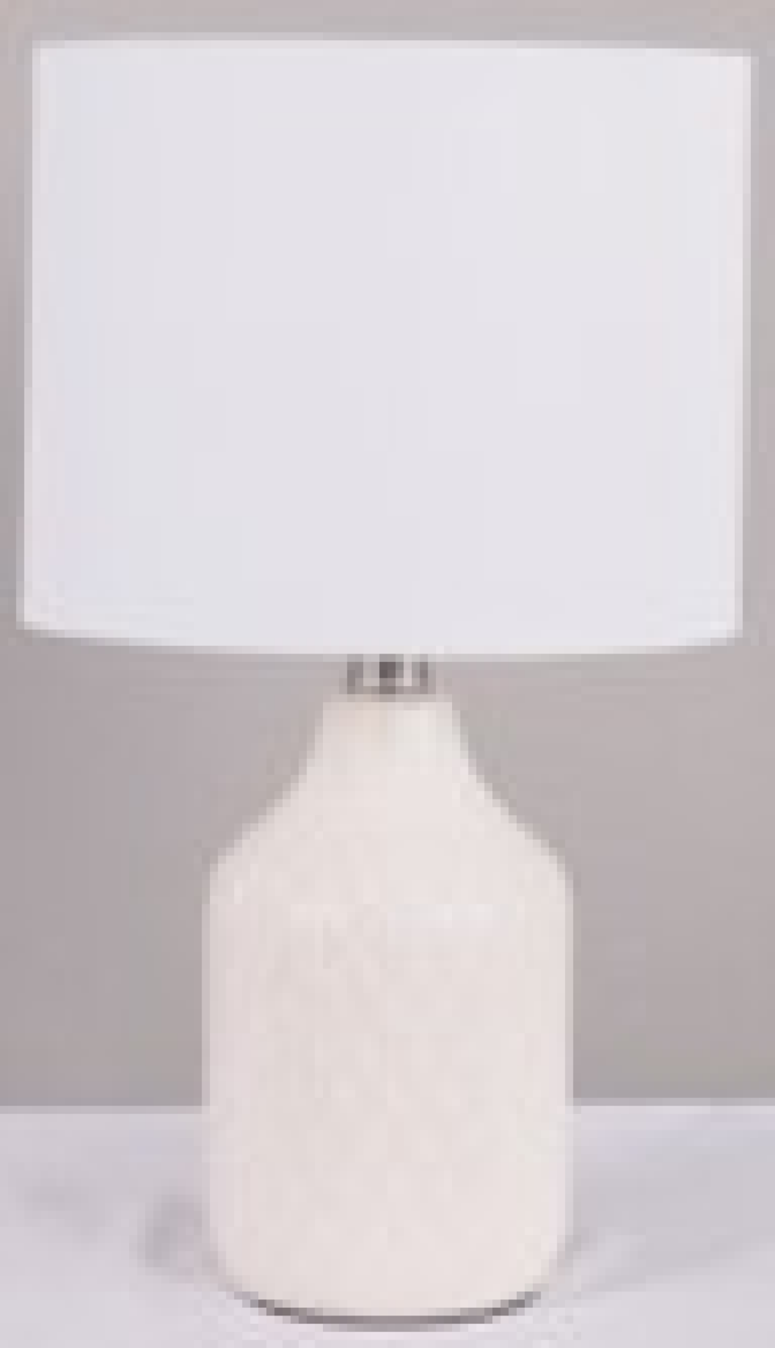 slide 1 of 1, ROOM & RETREAT RR TEXTURED CERAMIC TABLE LAMP, 1 ct