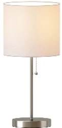 ROOM & RETREAT RR STICK TABLE LAMP W/AC OUTLET