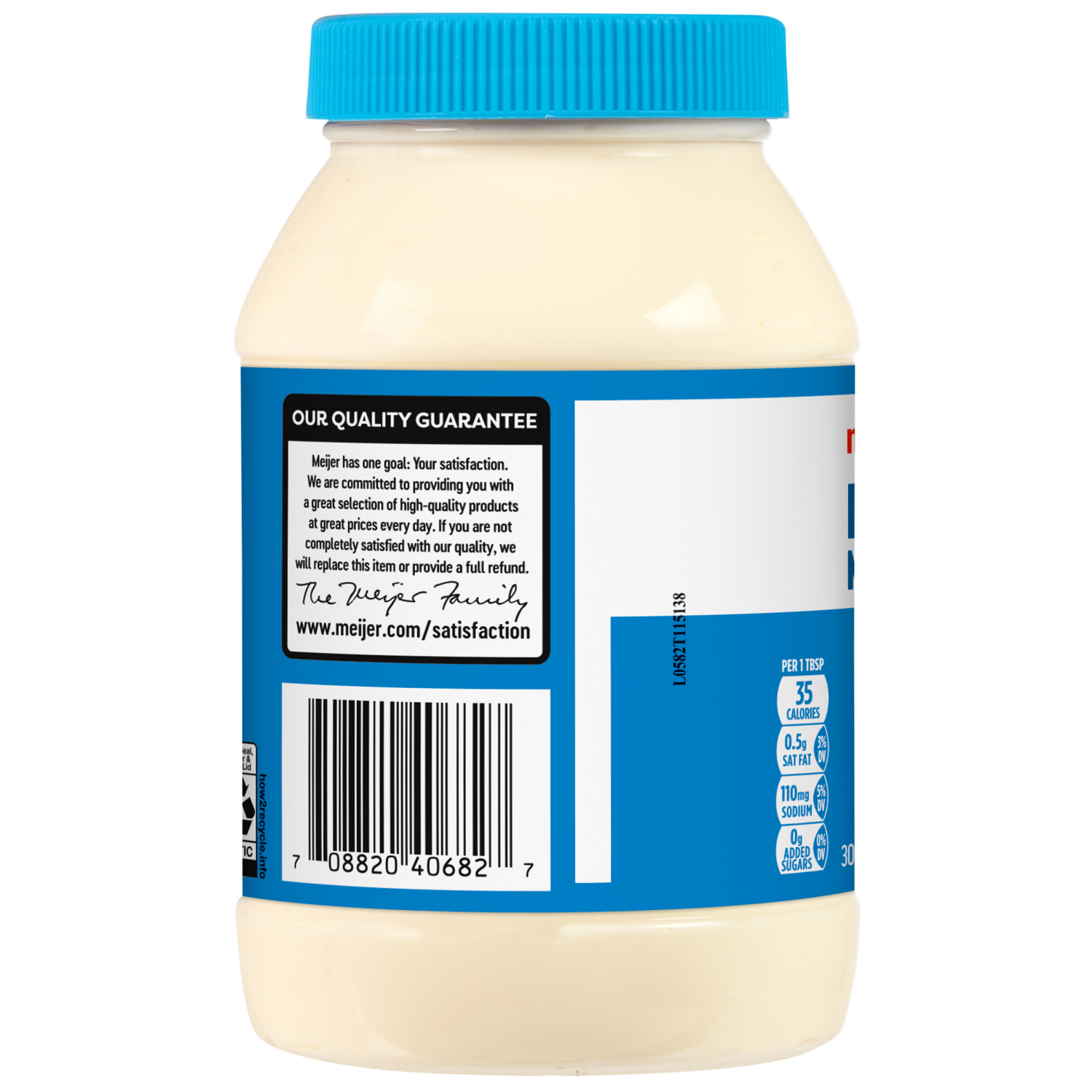 slide 2 of 3, Meijer Lite Mayonnaise, 30 oz