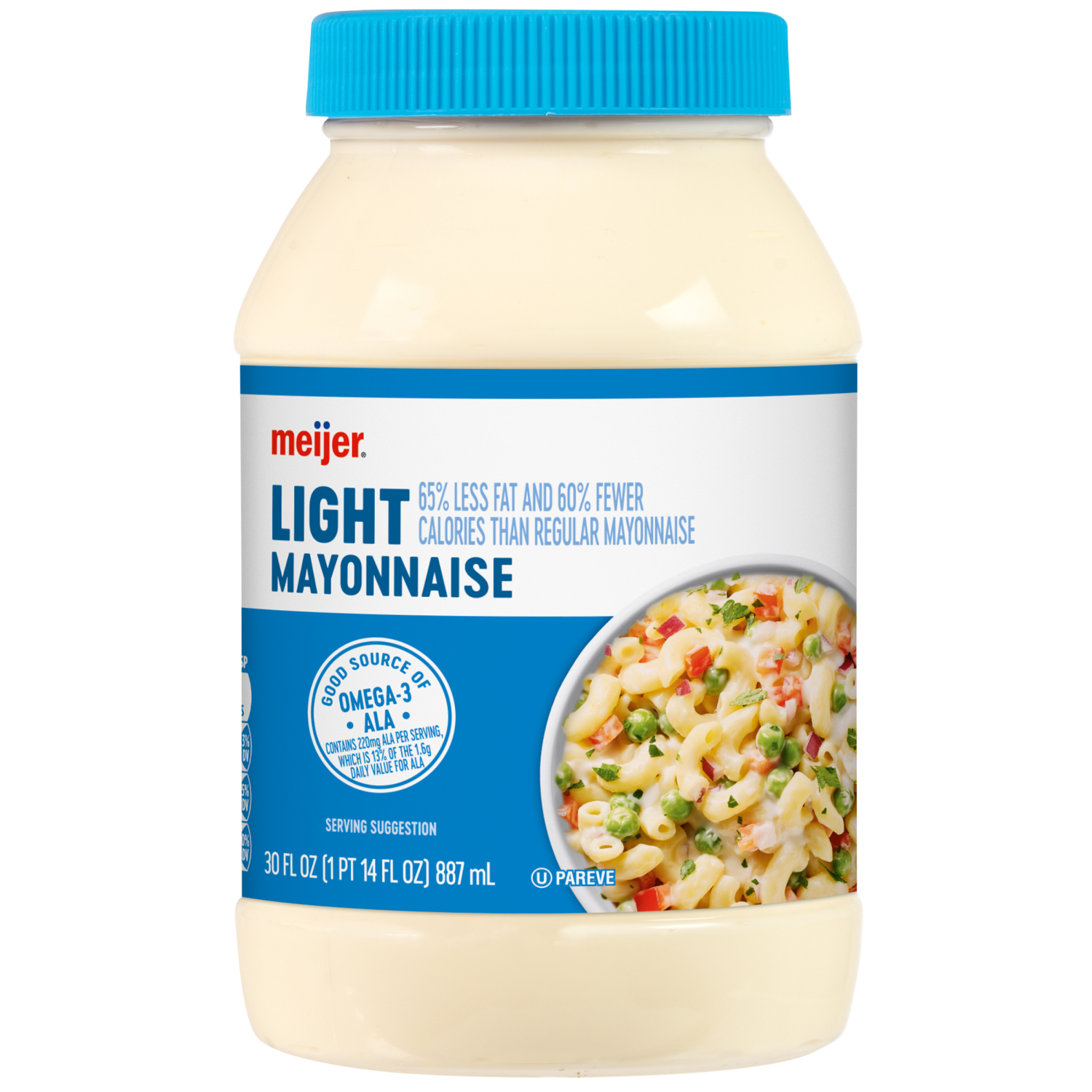 slide 1 of 3, Meijer Lite Mayonnaise, 30 oz