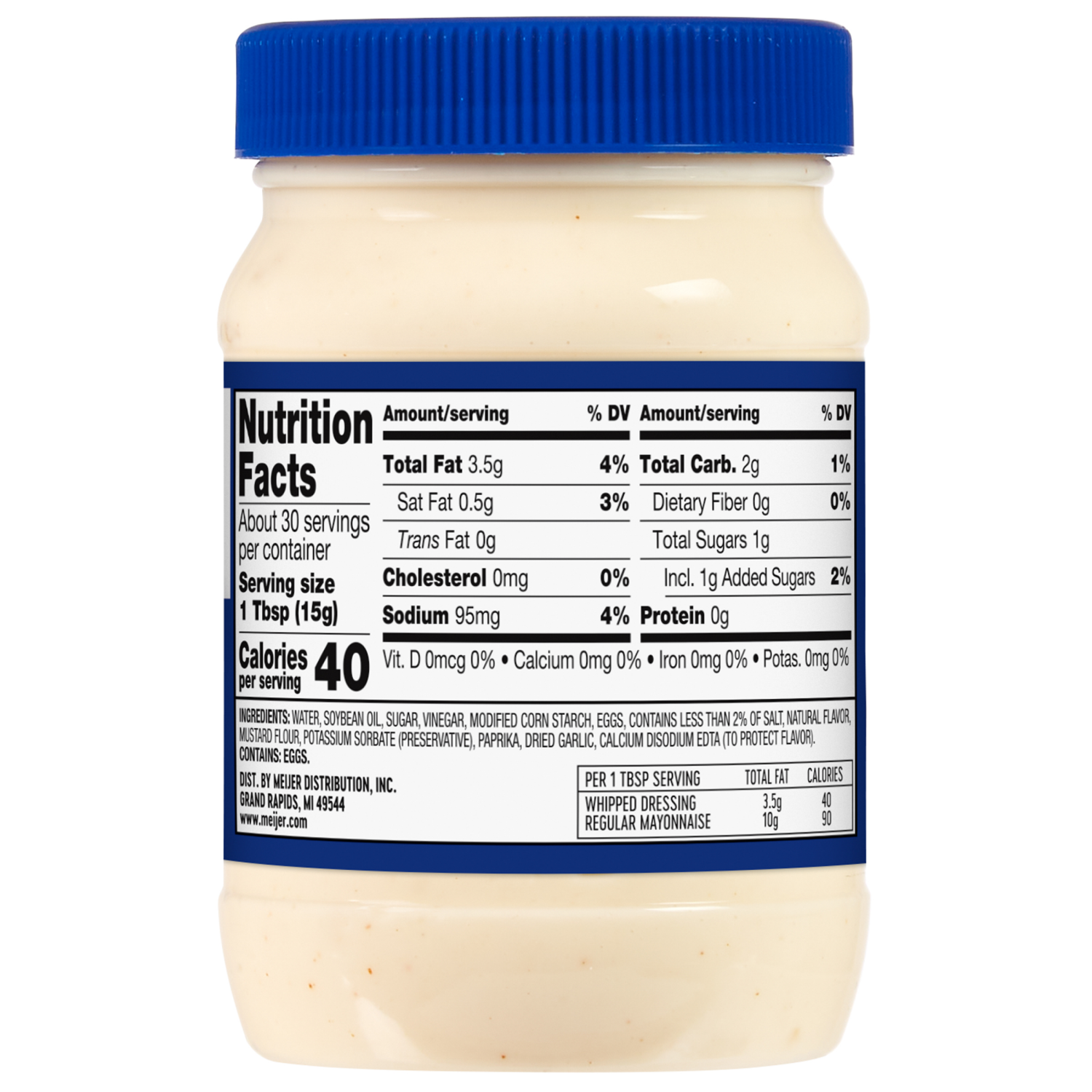 slide 3 of 3, Meijer Whipped Dressing, 15 oz, 15 oz