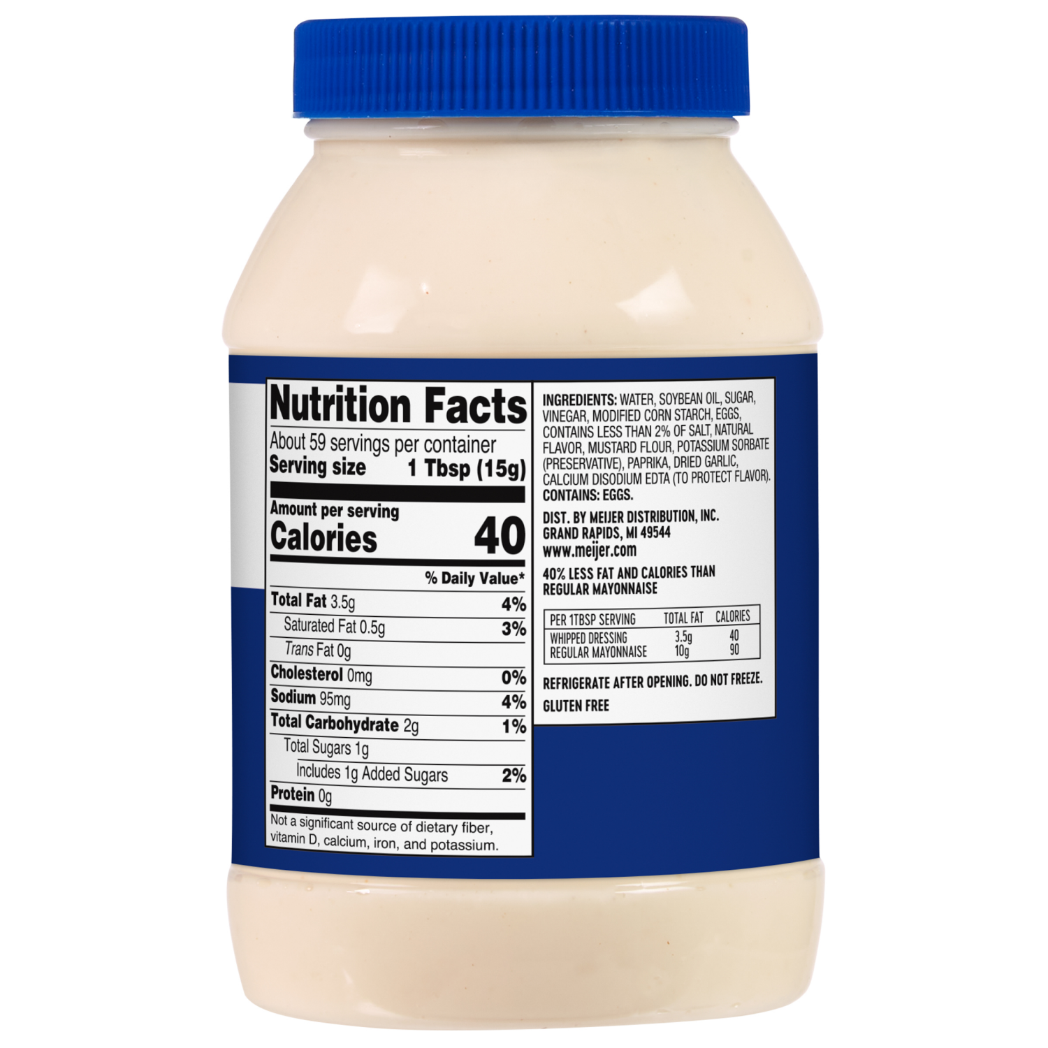 slide 3 of 3, Meijer Whipped Dressing, 30 oz