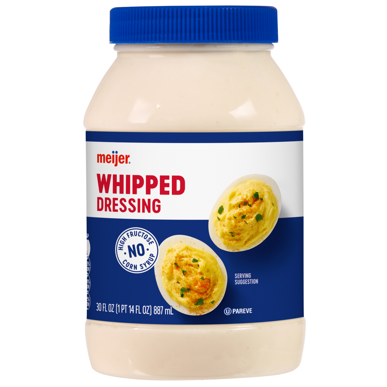 slide 1 of 3, Meijer Whipped Dressing, 30 oz