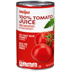 Meijer Canned Tomato Juice - 46 oz