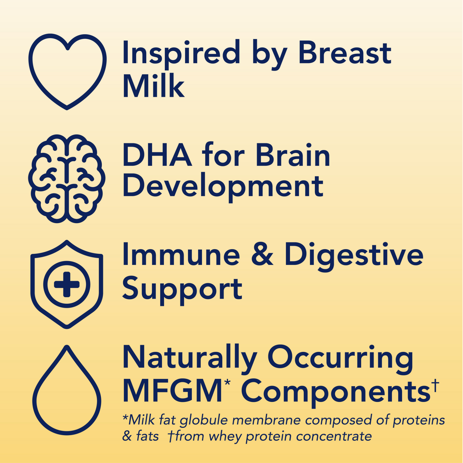 slide 6 of 8, Meijer Infant Milk-Based Baby Formula Powder with Iron, 35 oz