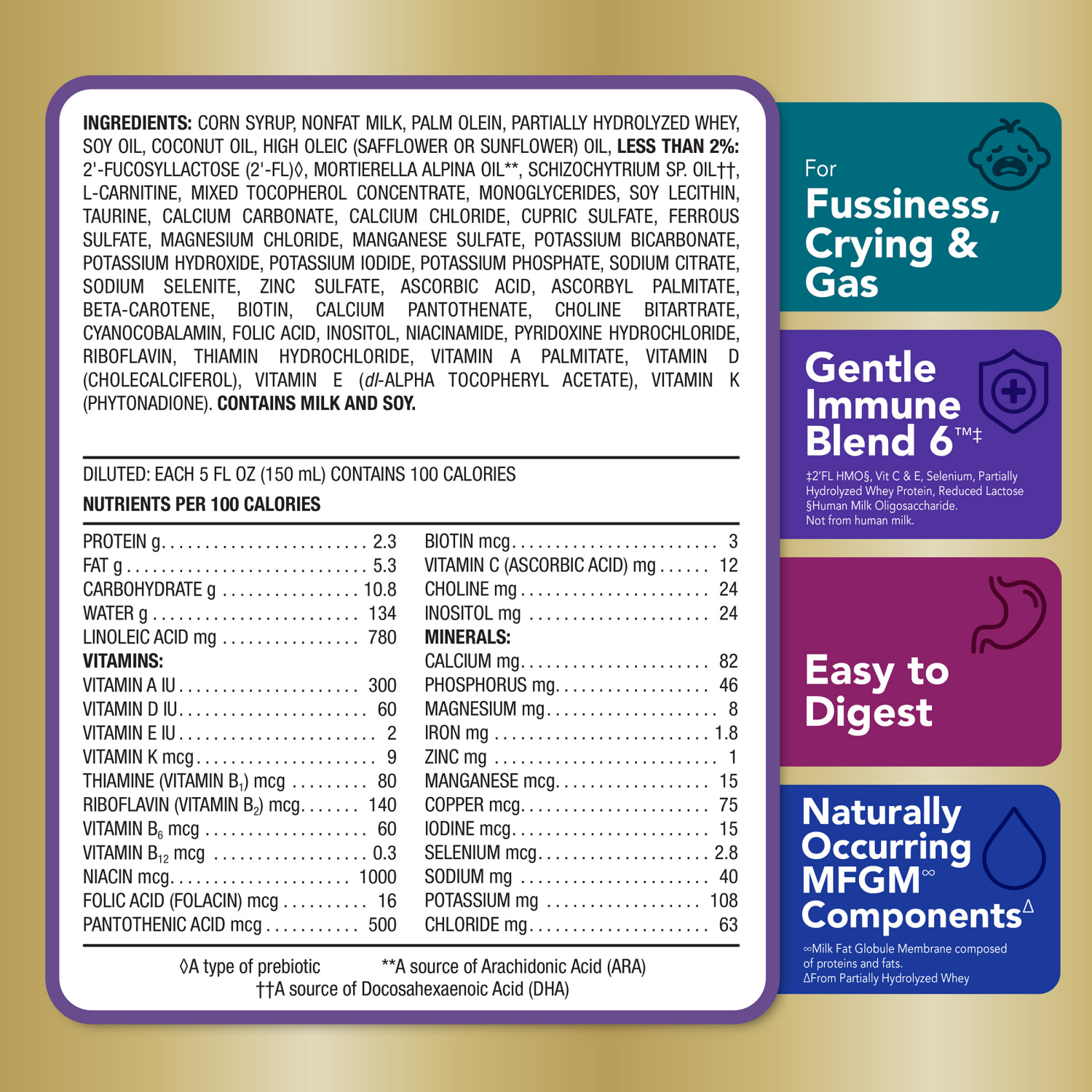 slide 4 of 5, Meijer Gentle Baby Formula Milk-Based Powder with Iron, 33.2 oz