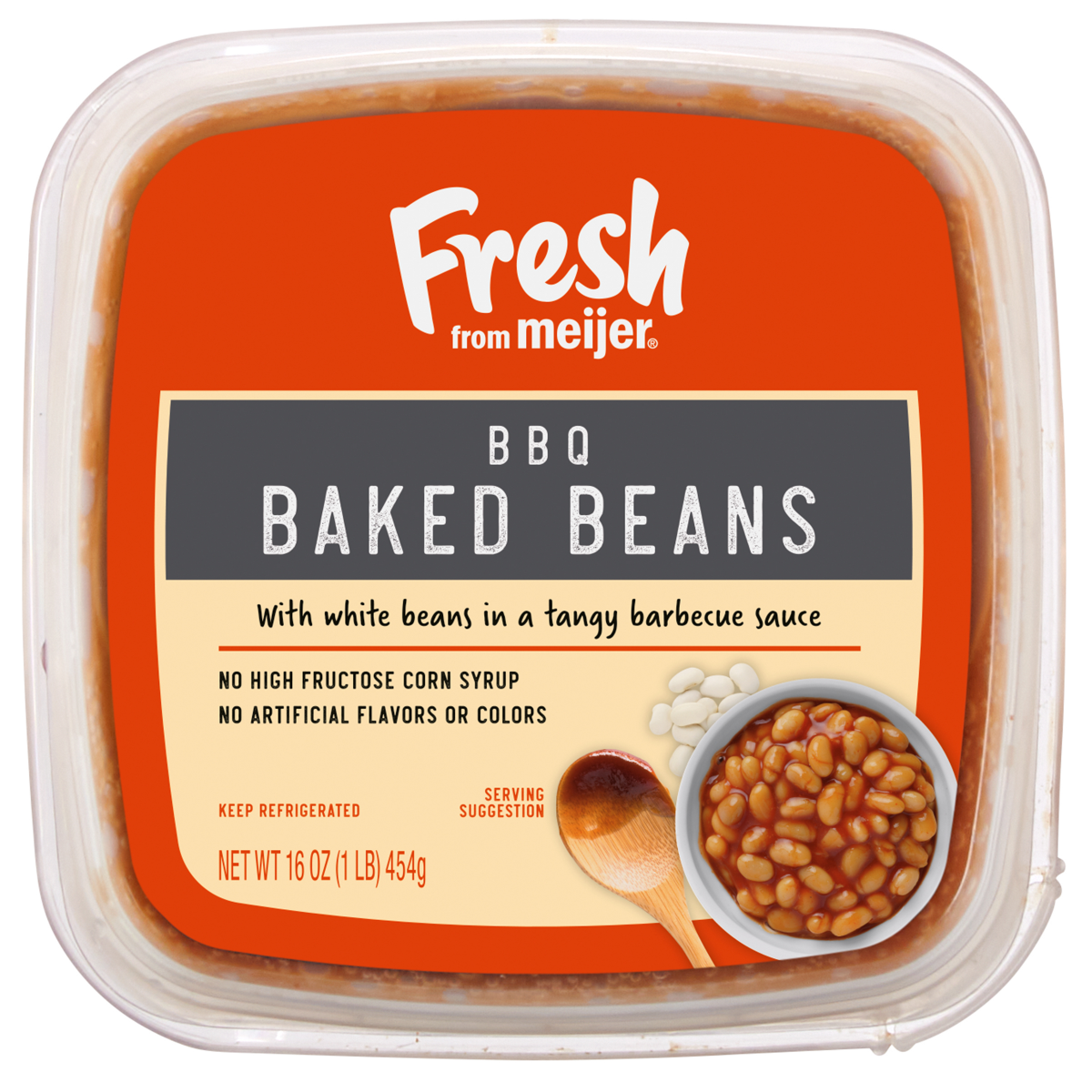 slide 5 of 13, Fresh from Meijer Tangy BBQ Beans, 16 oz., 16 oz