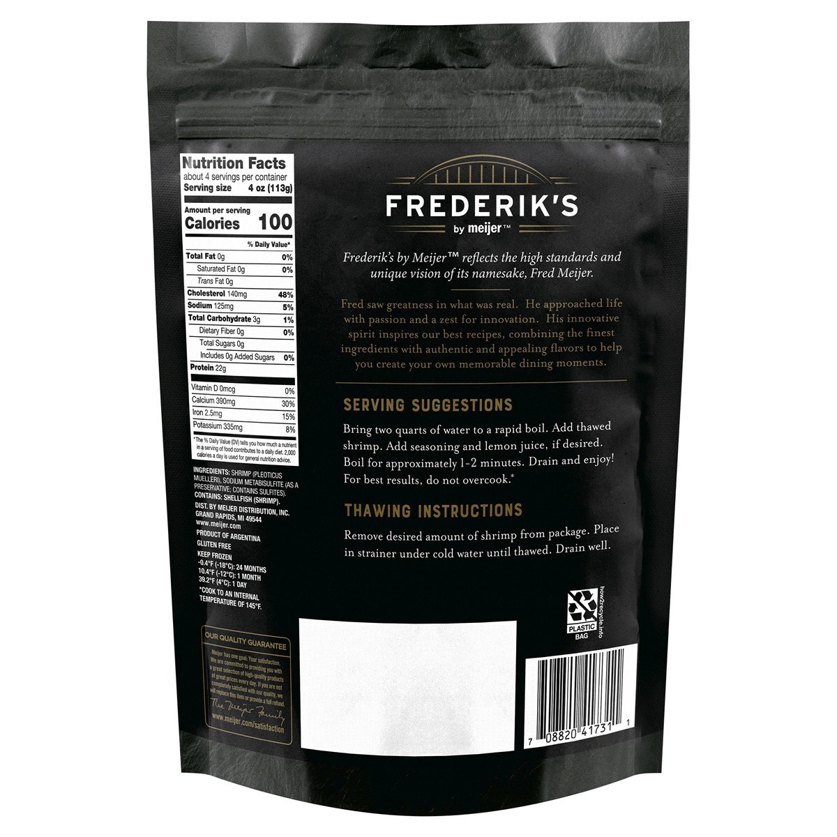 slide 2 of 2, Frederik's by Meijer Headless Shell On Raw Shrimp, 16/25 ct