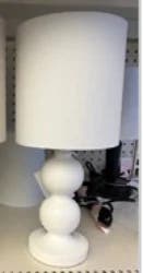 ROOM & RETREAT Rr White Double Ball Accent Lamp