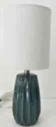 ROOM & RETREAT Rr Green Ceramic Accent Lamp
