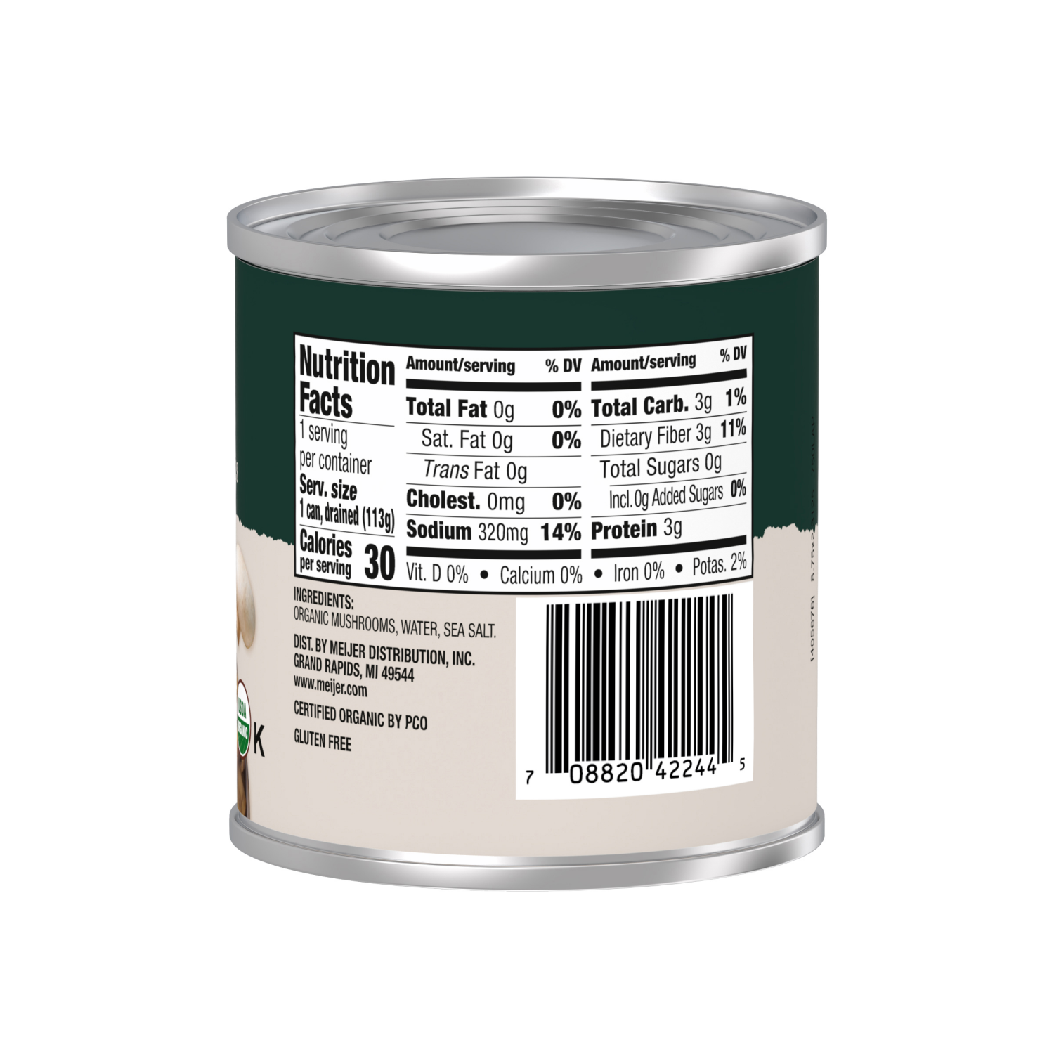 slide 2 of 3, True Goodness Organic Mushrooms Sliced 4 oz, 4 oz