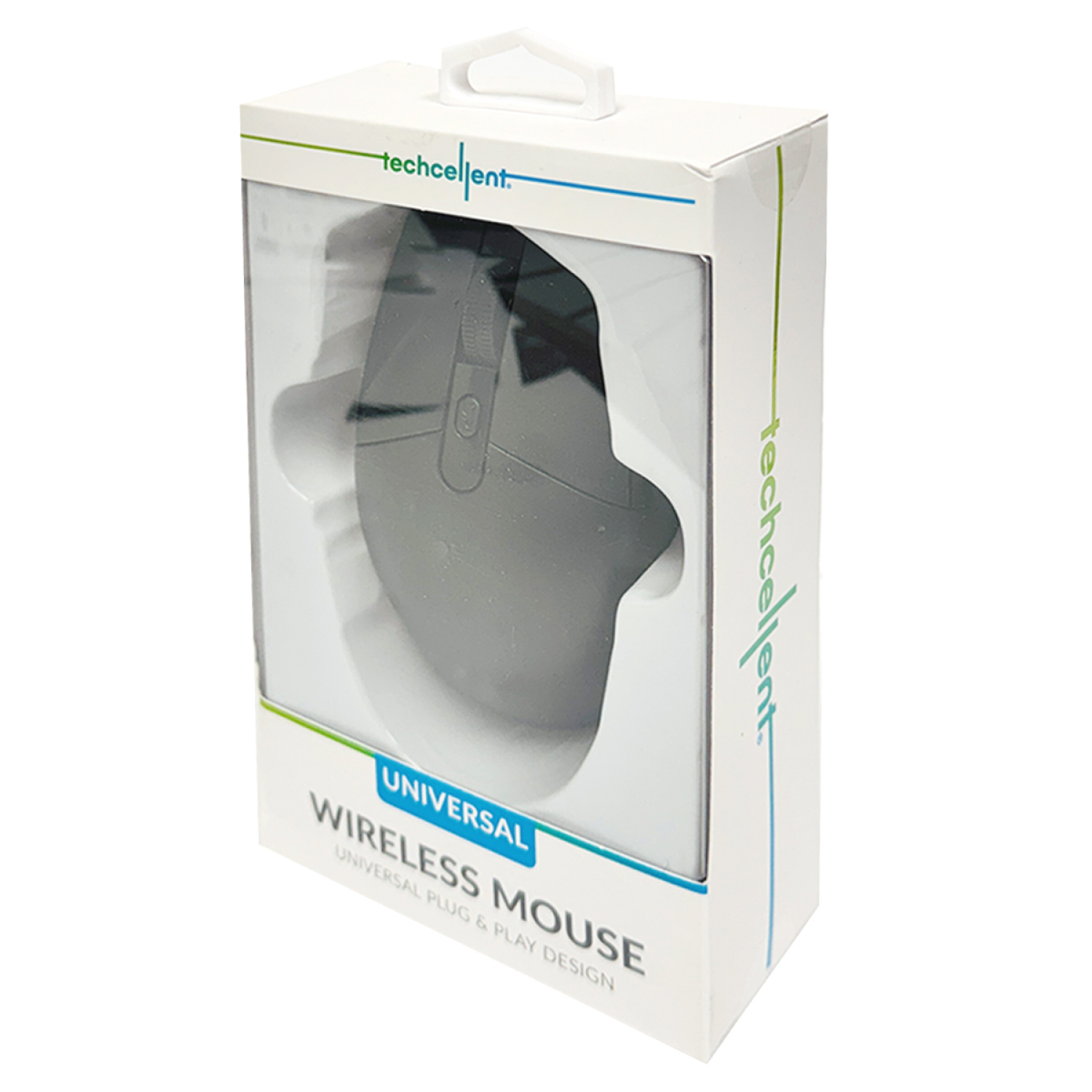 slide 4 of 5, Techcellent Wireless Mouse 4D Blk/Silver, 1 ct