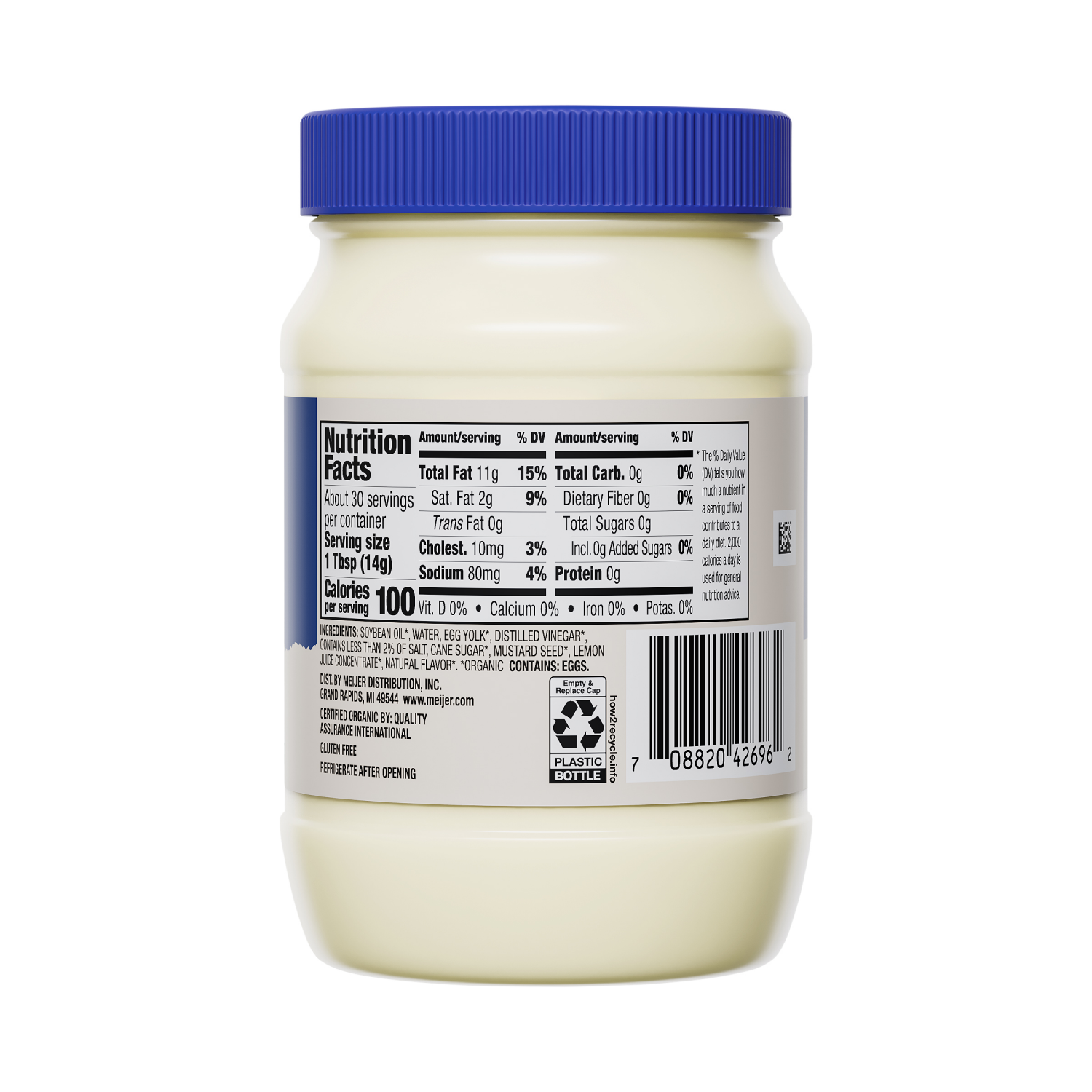 slide 2 of 3, True Goodness Organic Mayonnaise- 15 oz, 15 oz