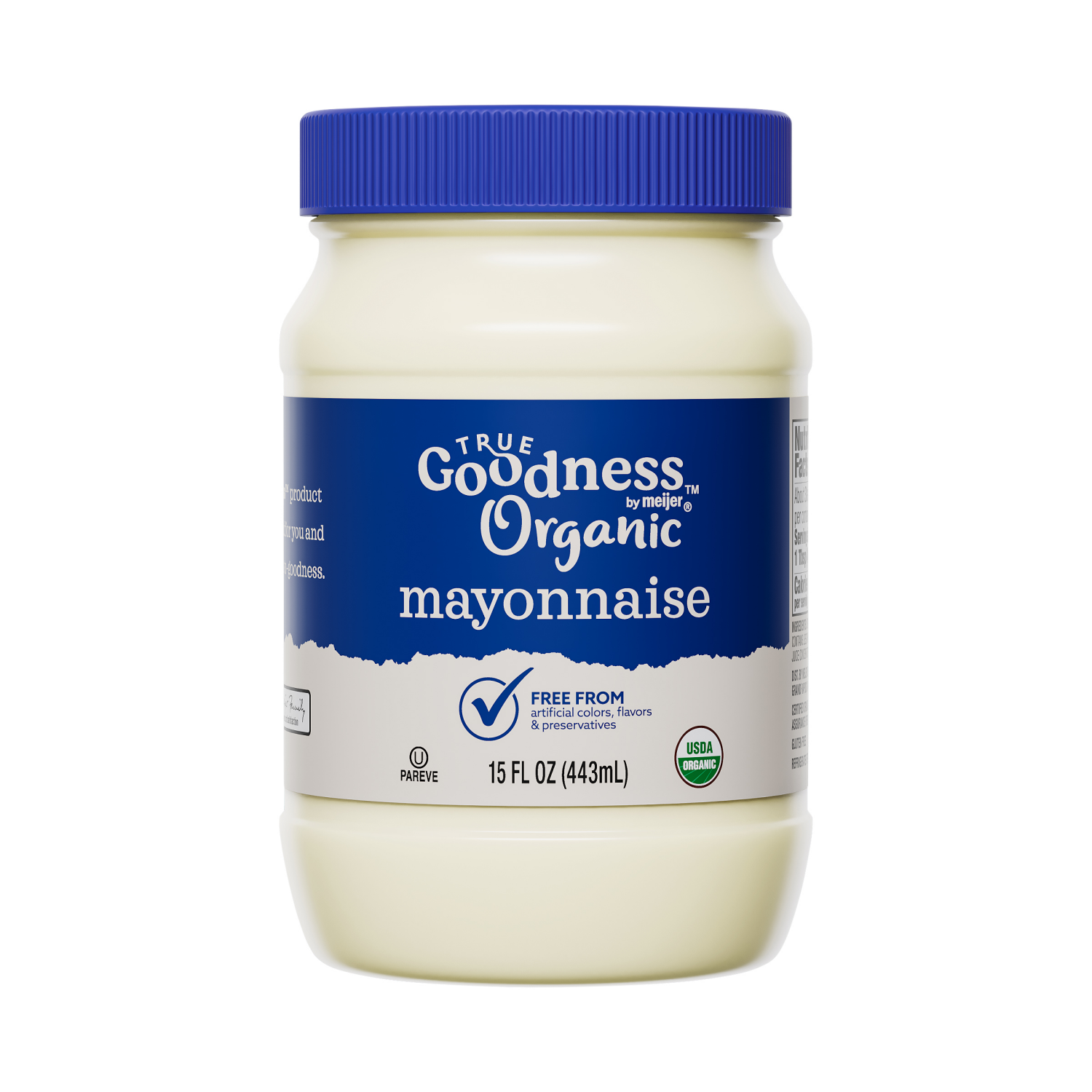 slide 1 of 3, True Goodness Organic Mayonnaise- 15 oz, 15 oz