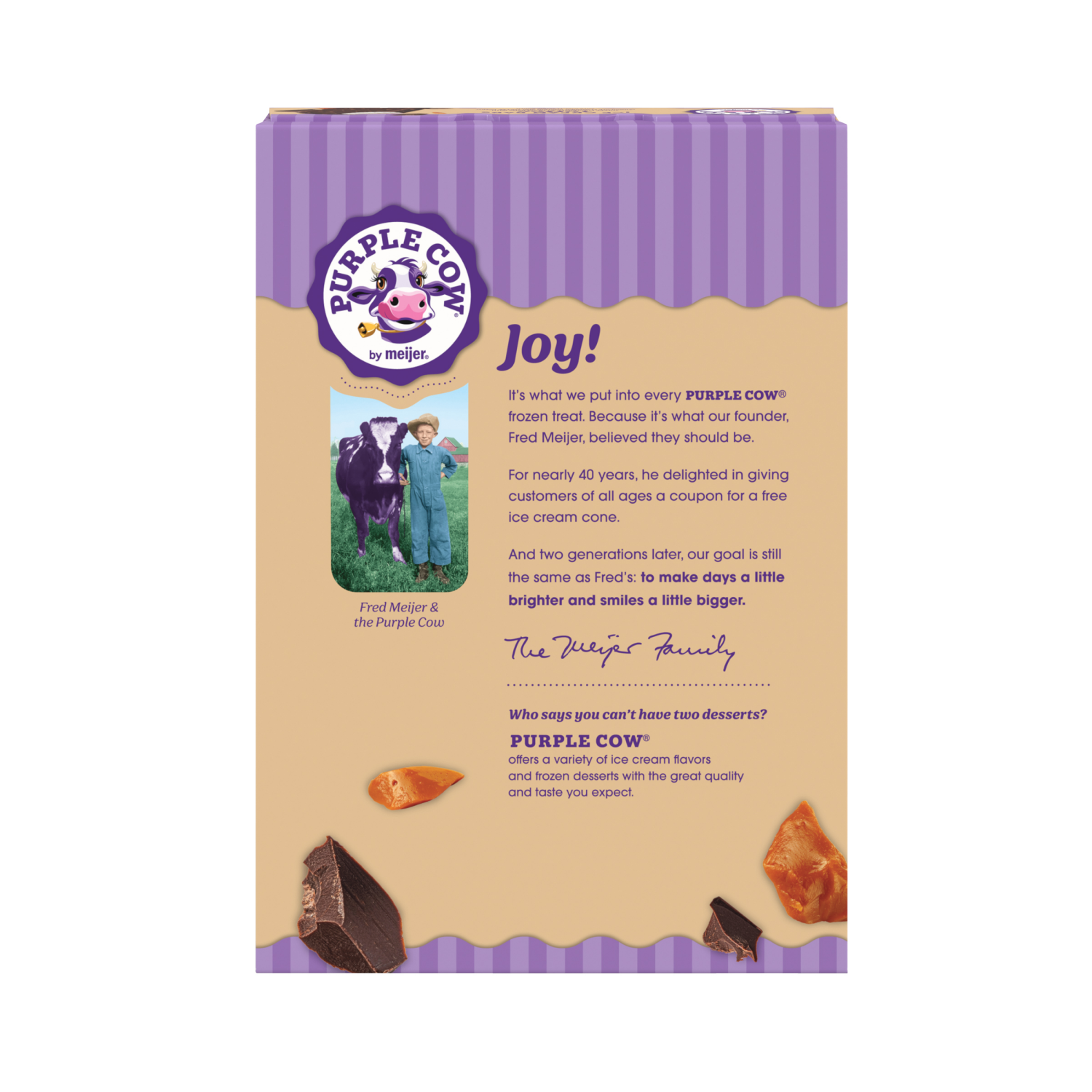 slide 2 of 6, Purple Cow Toffee Ice Cream Bars, 12 ct