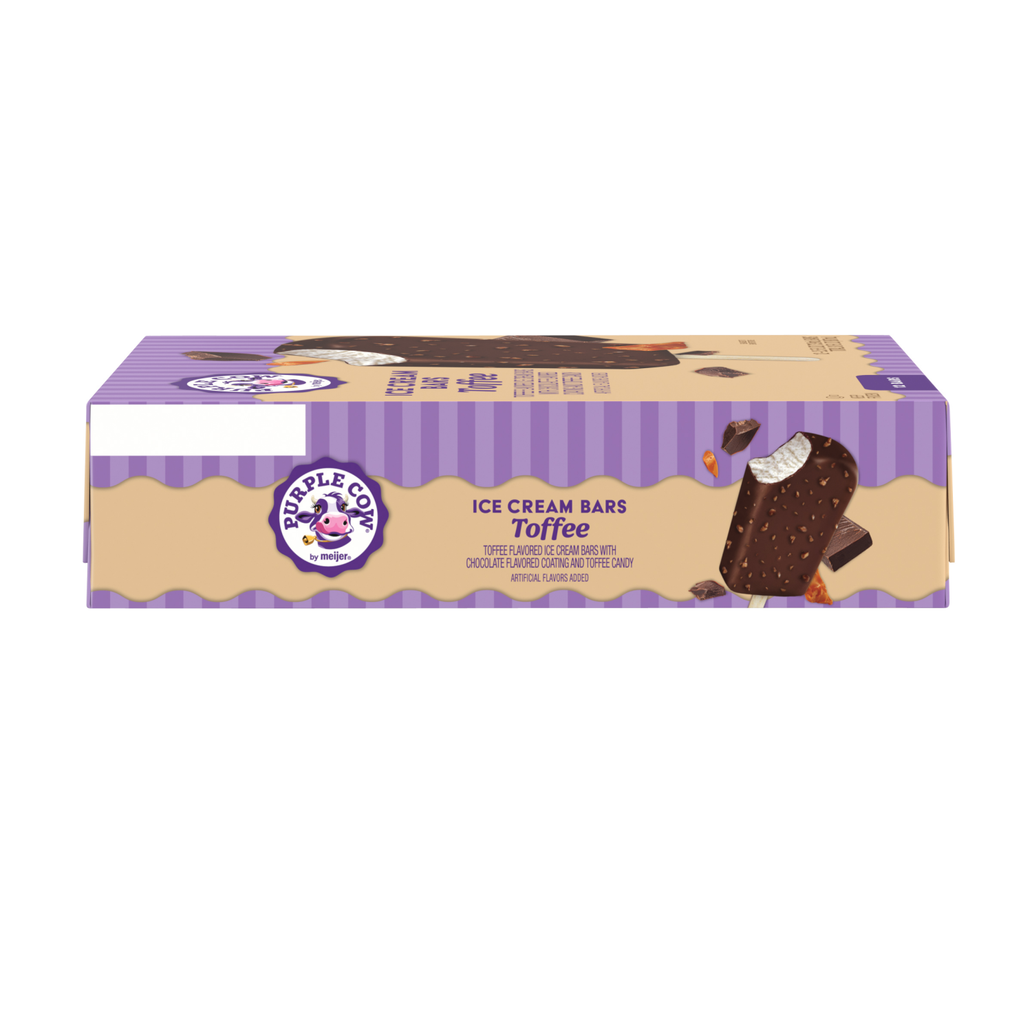 slide 4 of 6, Purple Cow Toffee Ice Cream Bars, 12 ct