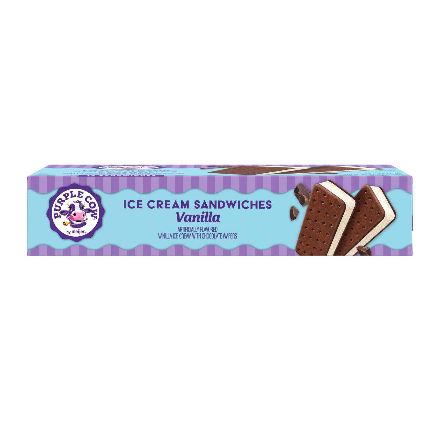 slide 4 of 6, Purple Cow Ice Cream Sandwiches, 12 ct