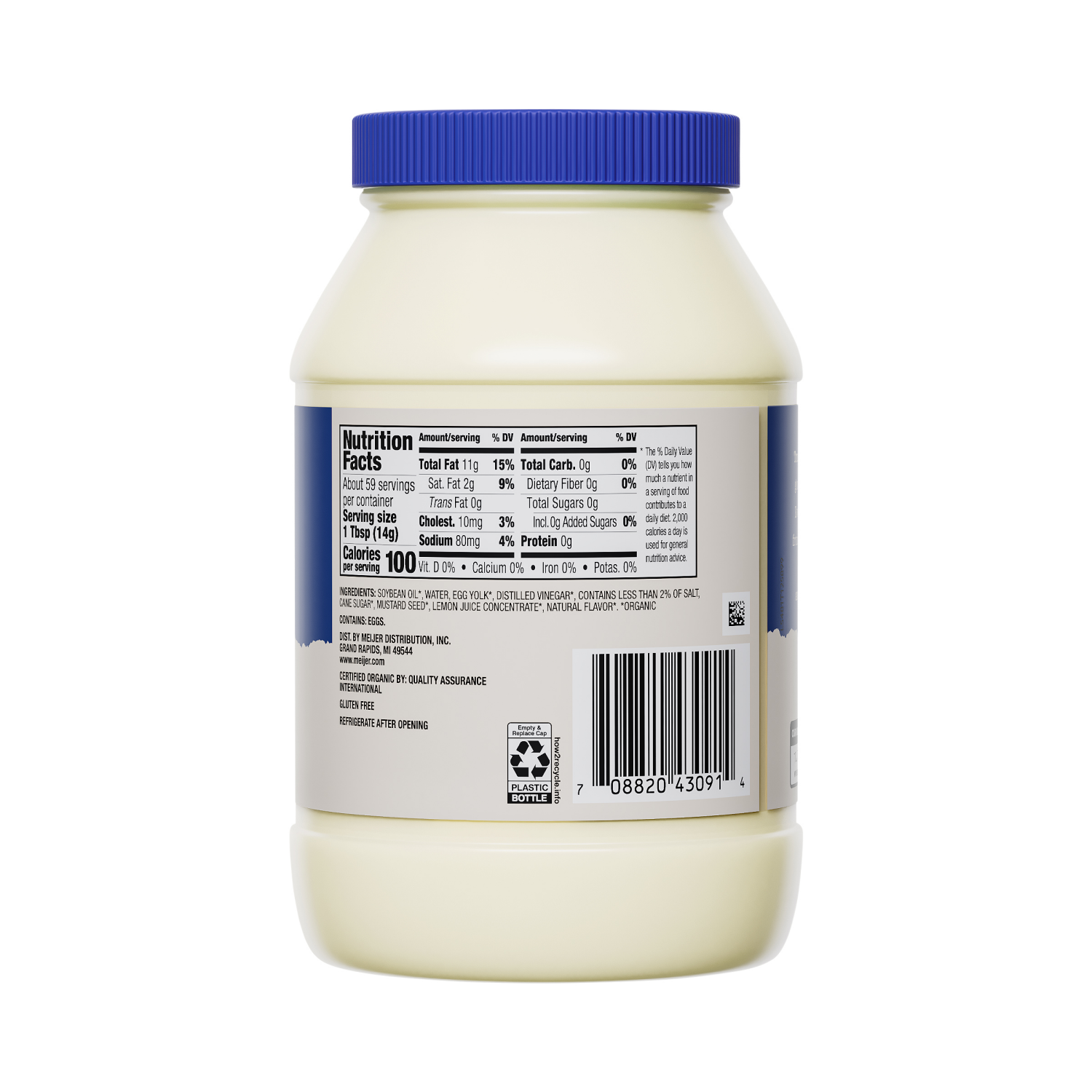 slide 2 of 3, True Goodness Organic Mayonnaise, 30 oz