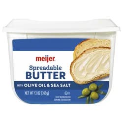 Meijer Spreadable Butter with Olive Oil, 13 oz