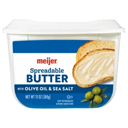 Meijer Spreadable Butter With Olive Oil, 13 Oz