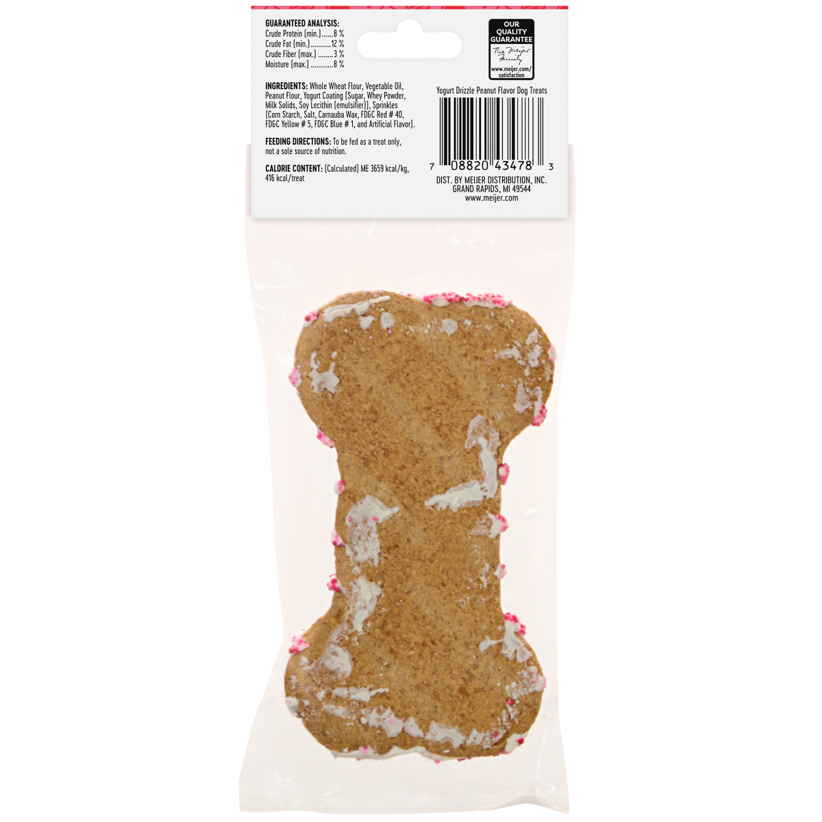 slide 3 of 5, Meijer Valentines Day Mega Biscuit Dog Treats, 4 Oz., 4 oz
