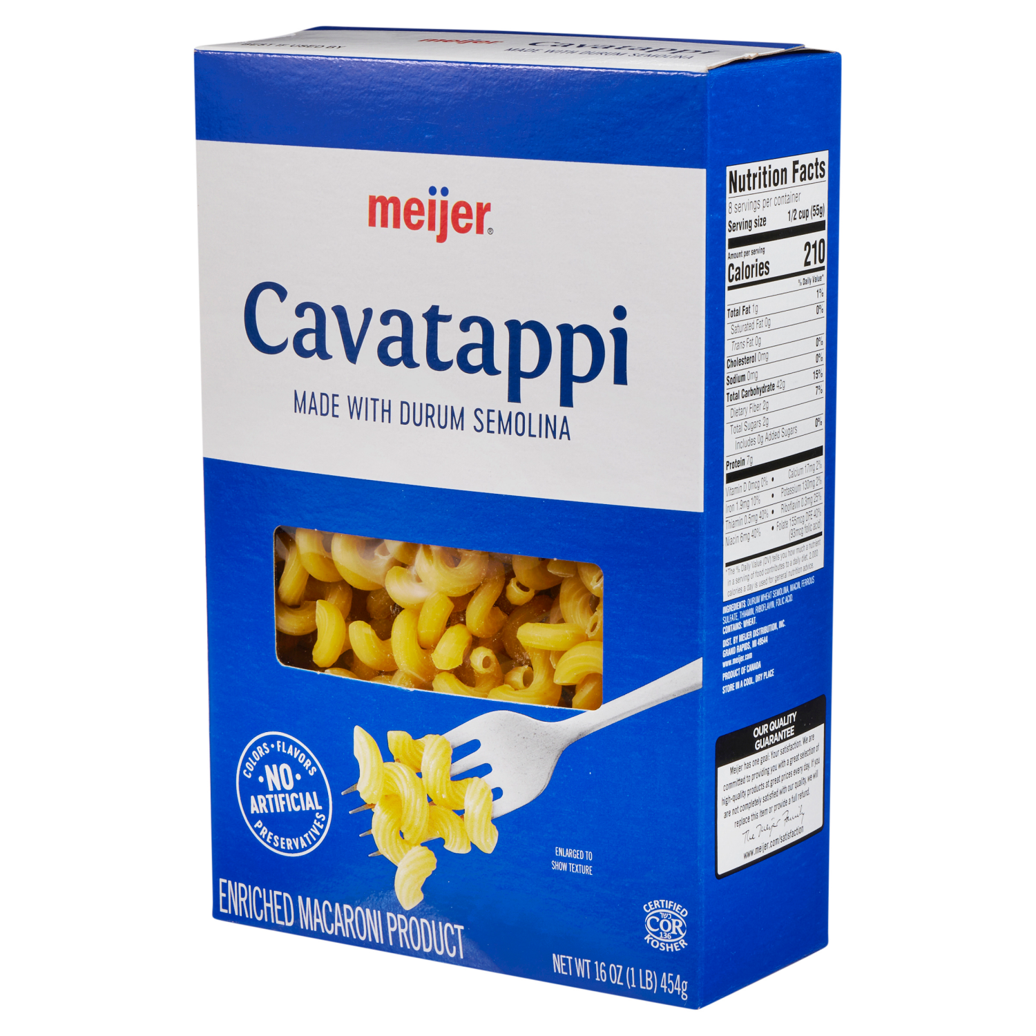 slide 7 of 8, Meijer Box Cavatappi, 16 oz