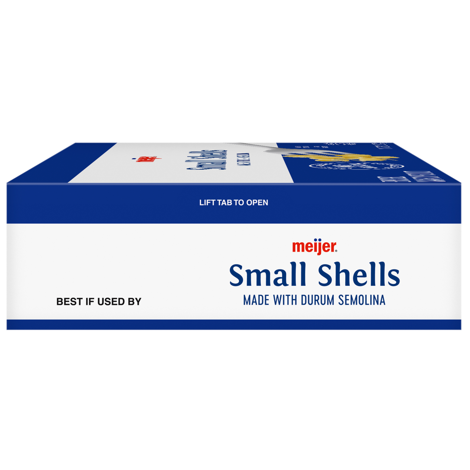slide 8 of 8, MEIJER BOX SMALL SHELLS, 16 oz