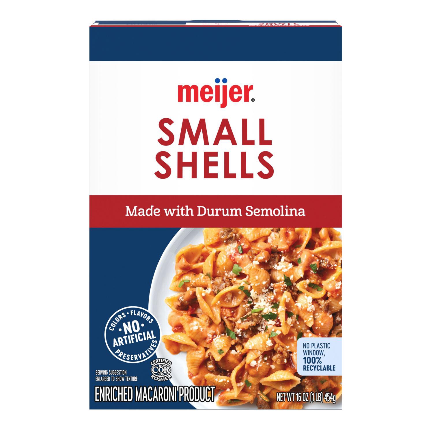 slide 1 of 5, Small Shells Pasta, 16 Oz, 16 oz