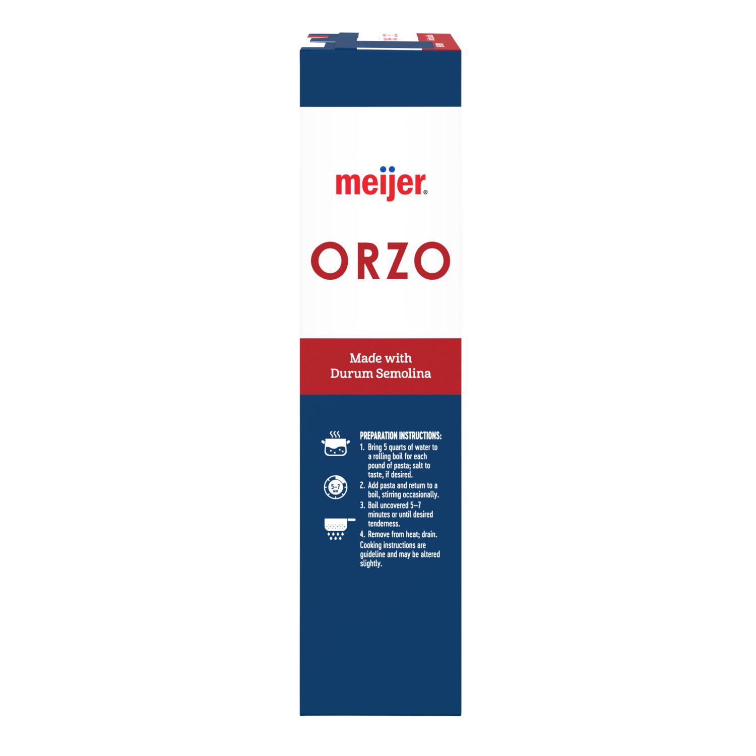 slide 4 of 8, MEIJER BOX ORZO, 16 oz