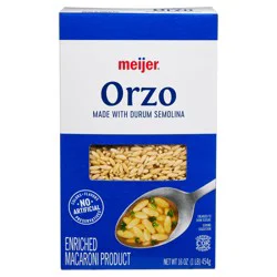 Meijer Orzo Macaroni Product, 16 Oz