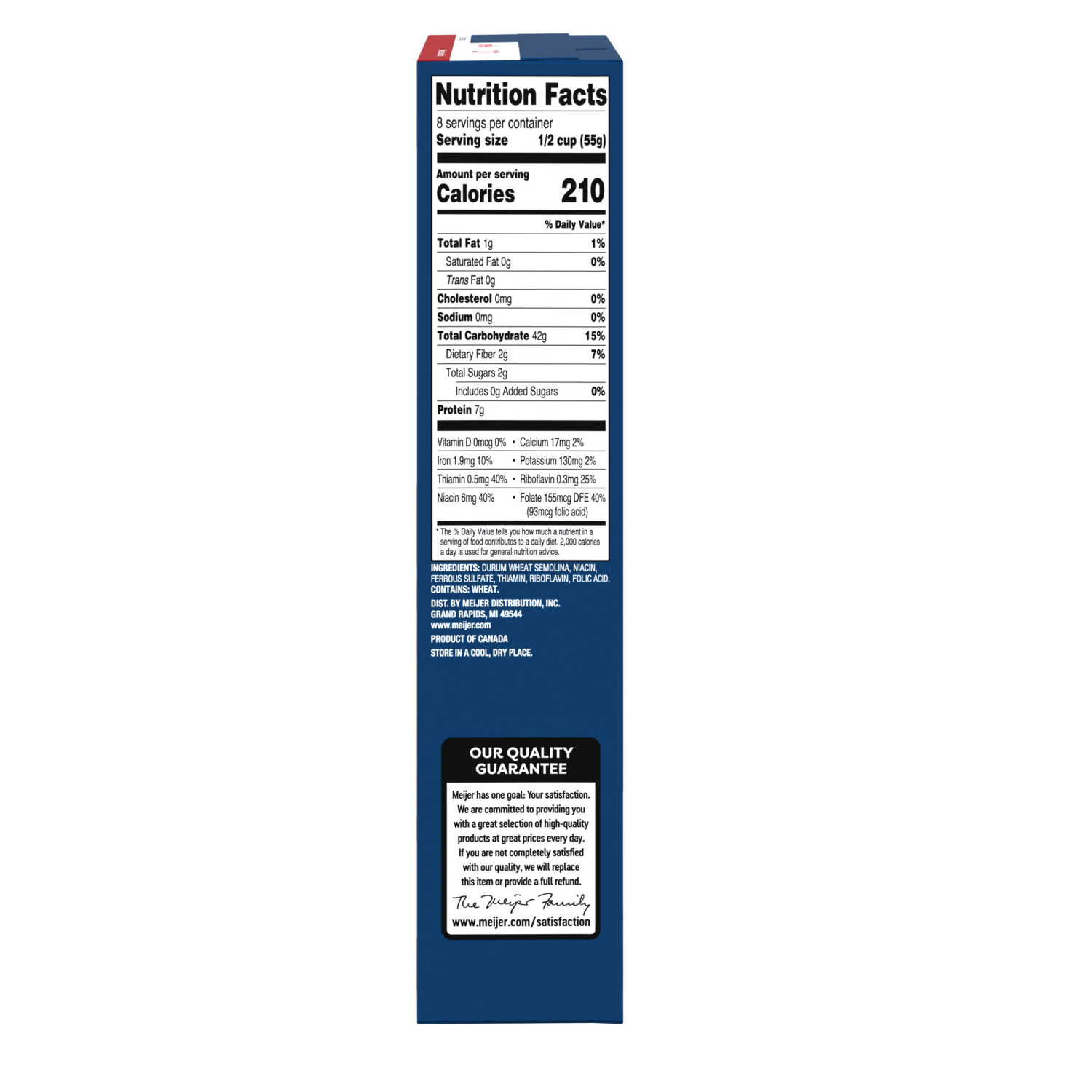 slide 5 of 8, MEIJER BOX ZITI, 16 oz