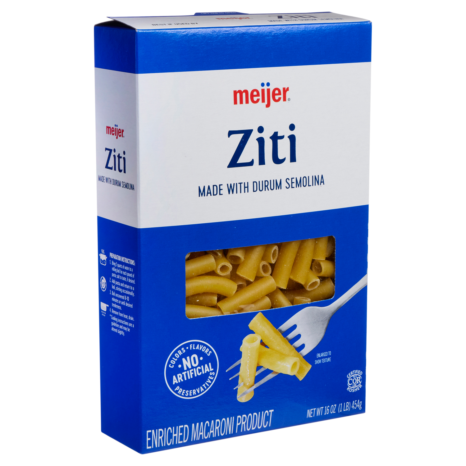 slide 6 of 8, MEIJER BOX ZITI, 16 oz