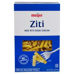 Meijer Pasta Ziti 16 Oz