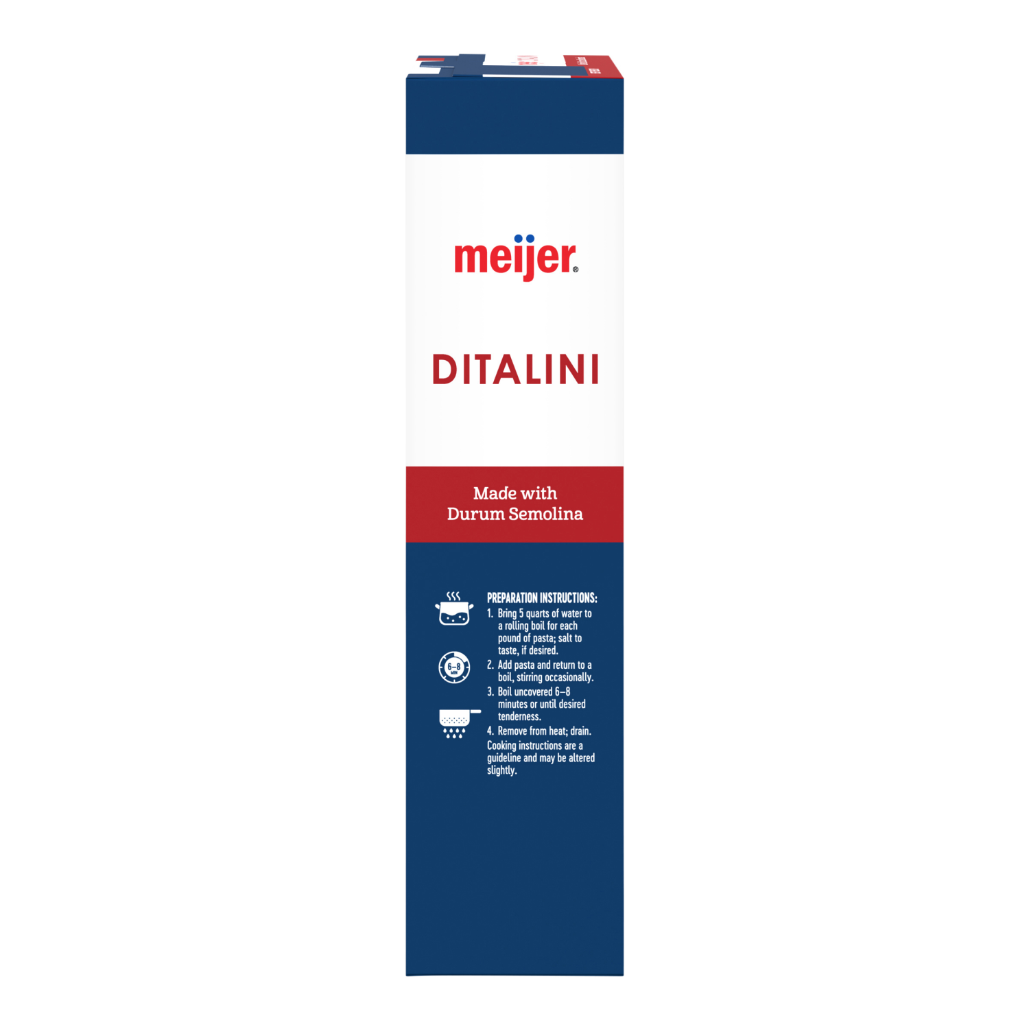 slide 4 of 8, MEIJER BOX DITALINI, 16 oz