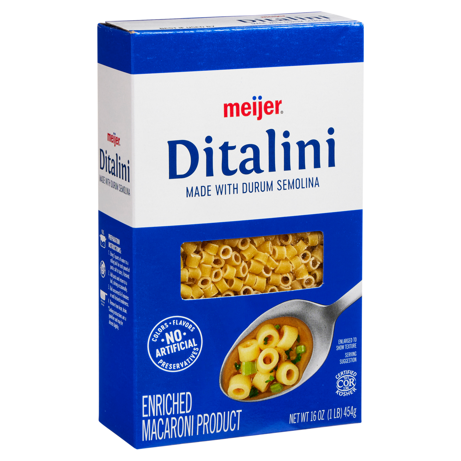 slide 6 of 8, MEIJER BOX DITALINI, 16 oz