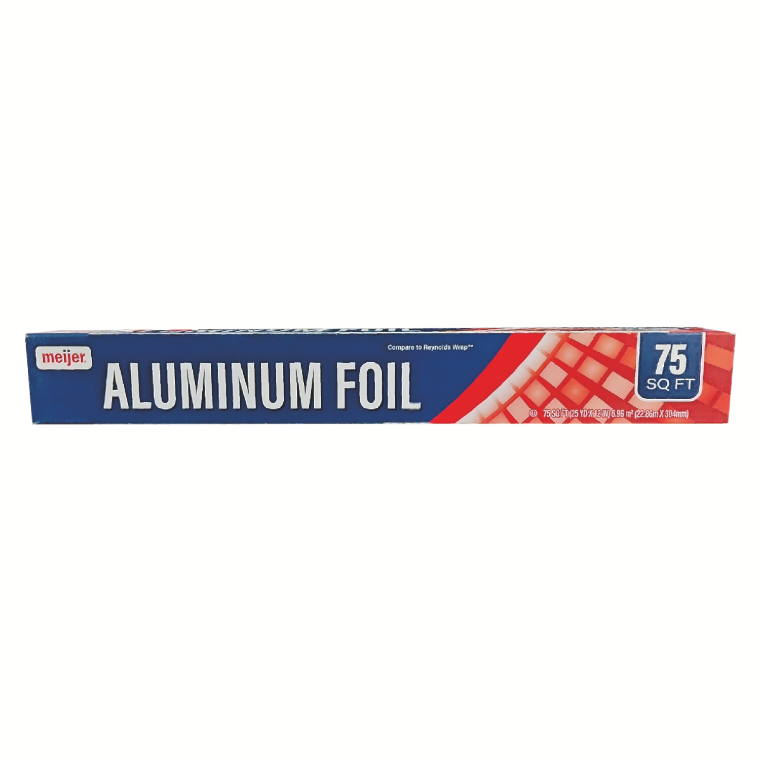 slide 1 of 1, Meijer Aluminum Foil, 75 ft, 75 ft