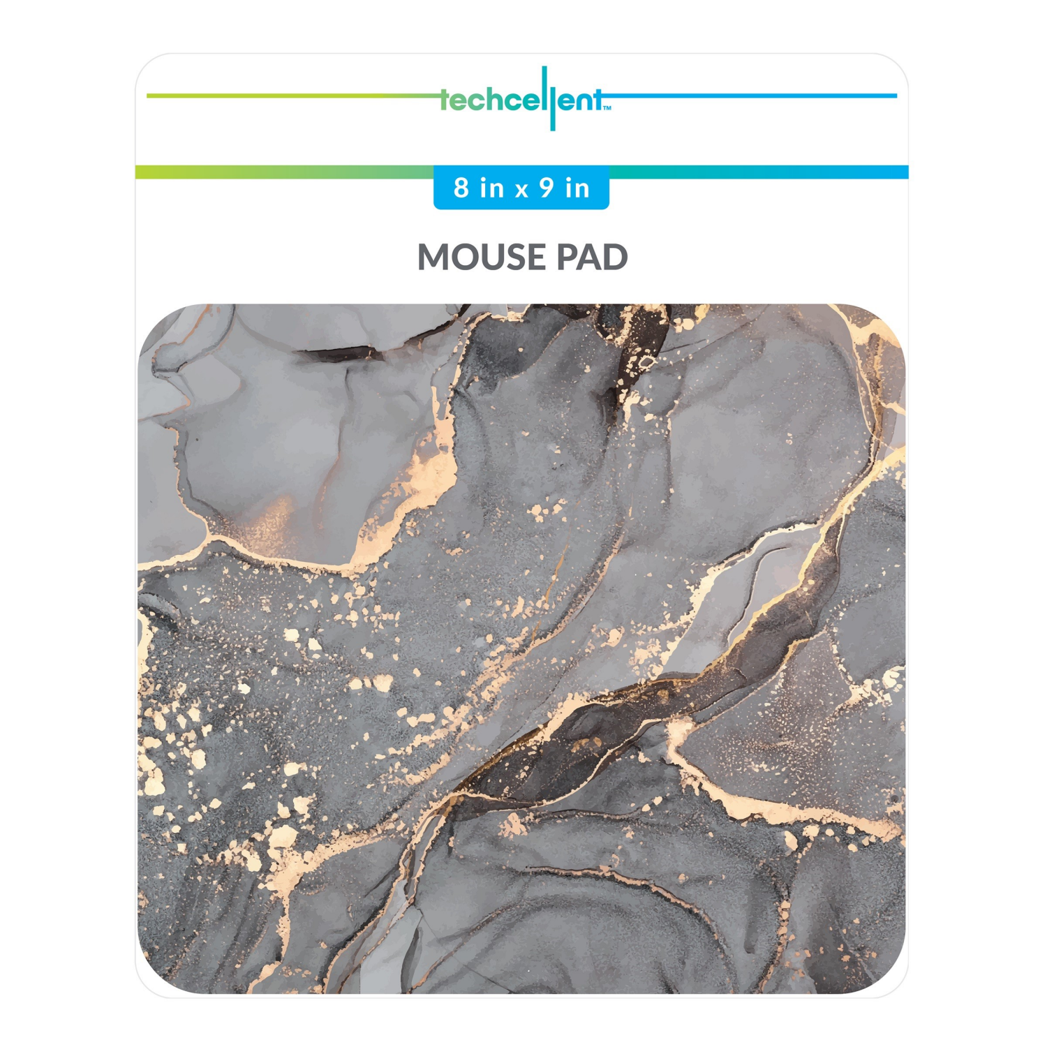 slide 2 of 3, Techcellent Mouse Pad Gray Marble, 1 ct