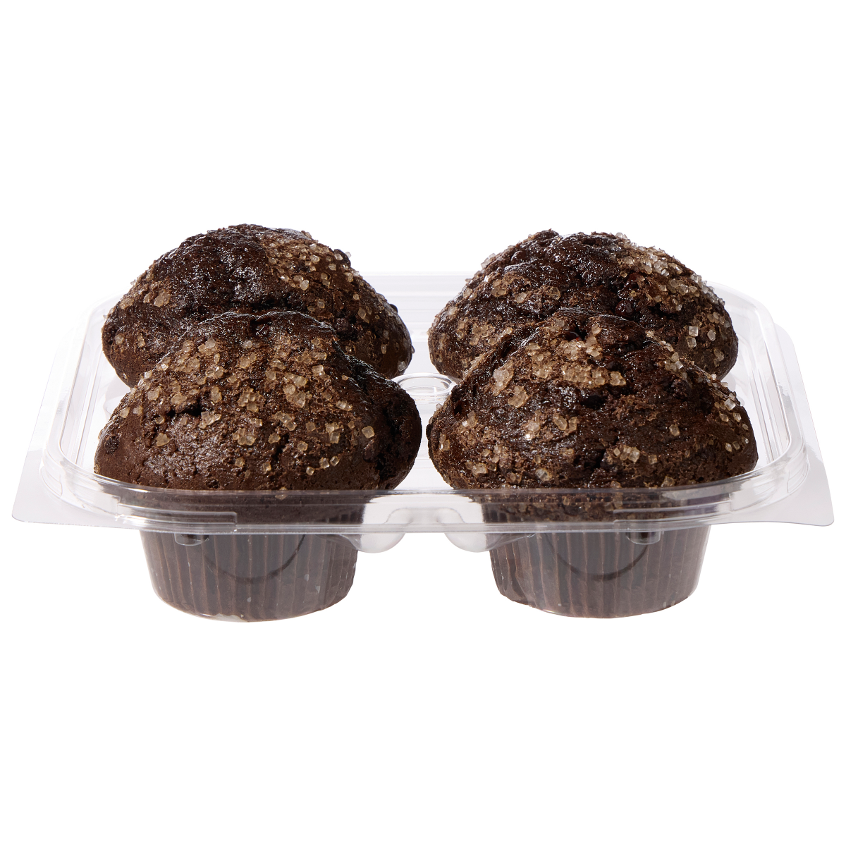 slide 4 of 4, Frederiks Raspberry Filled Dbl Choc Muff, 1 ct